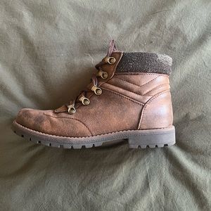 Brown Ankle Boots Wmns 8